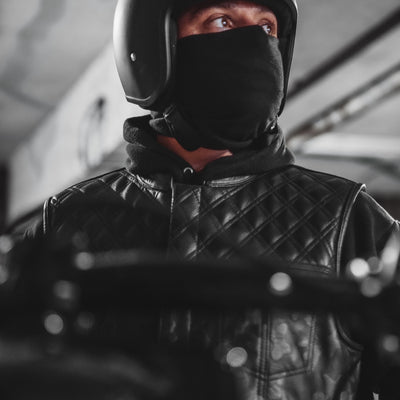 bikermental.com leather motorcycle helmet PRE-ORDER Lowest Legal Profile Motorcycle Helmet
