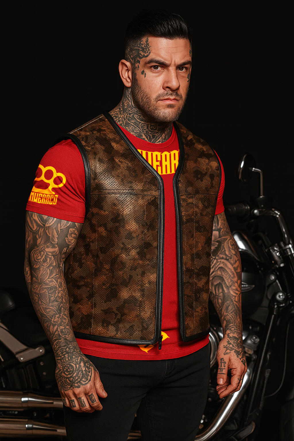 EURO DESERT "OFF THE RACK" PERFORATED CAMO VEST 2.0