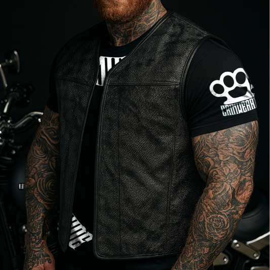 EURO "OFF THE RACK" BLACK KEVLAR CAMO VEST