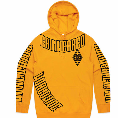Crim Wear Yellow Hoodie *NEW *