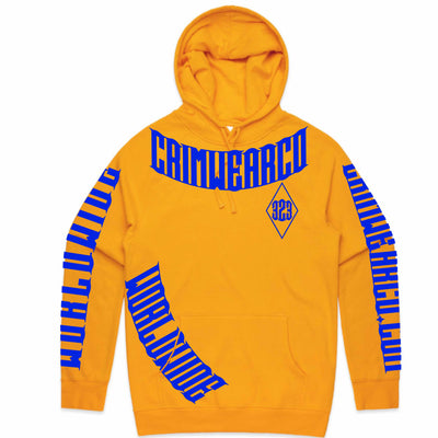 Crim Wear Yellow Hoodie *NEW *