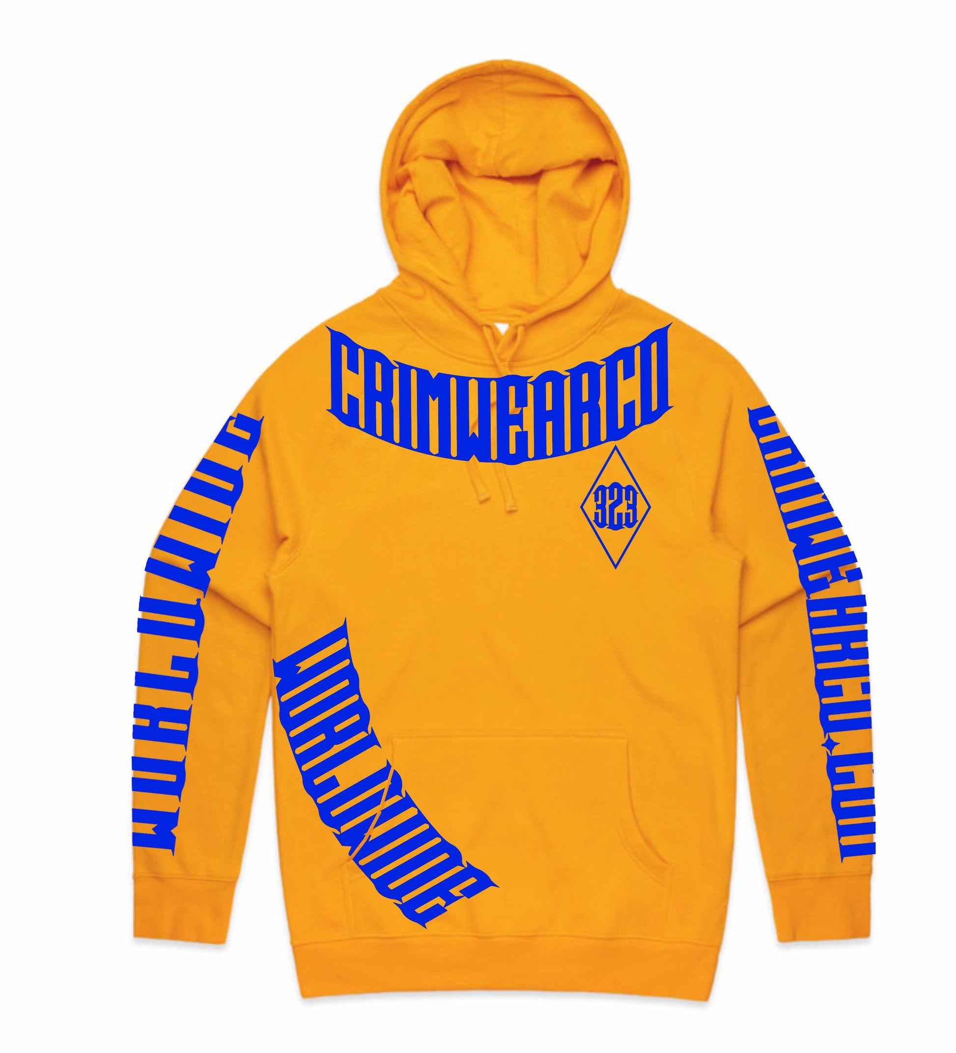 Crim Wear Yellow Hoodie *NEW *