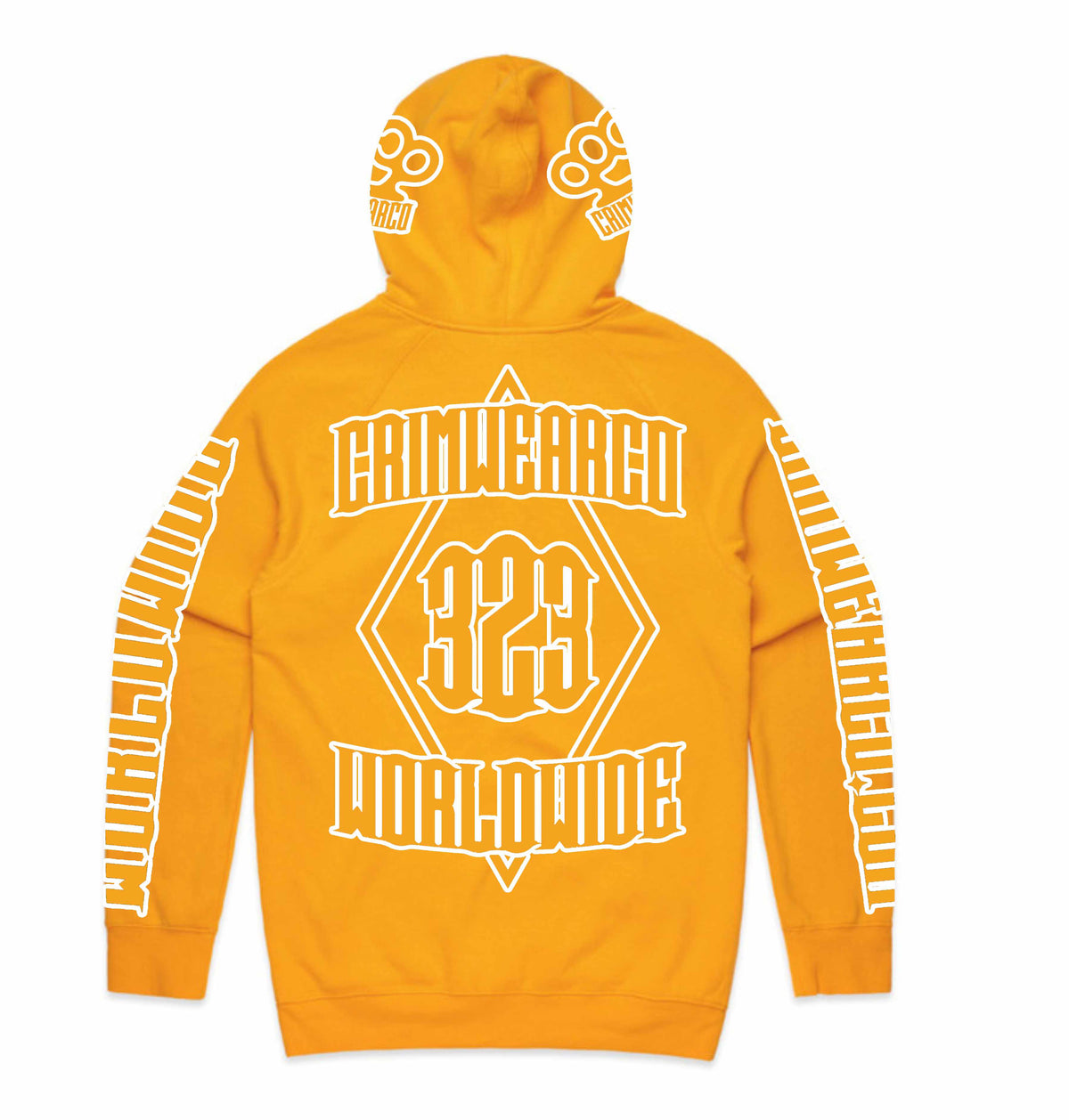 Crim Wear Yellow Hoodie
