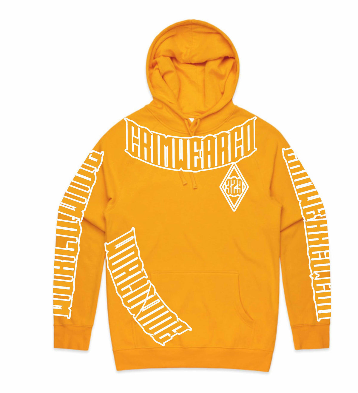 Crim Wear Yellow Hoodie