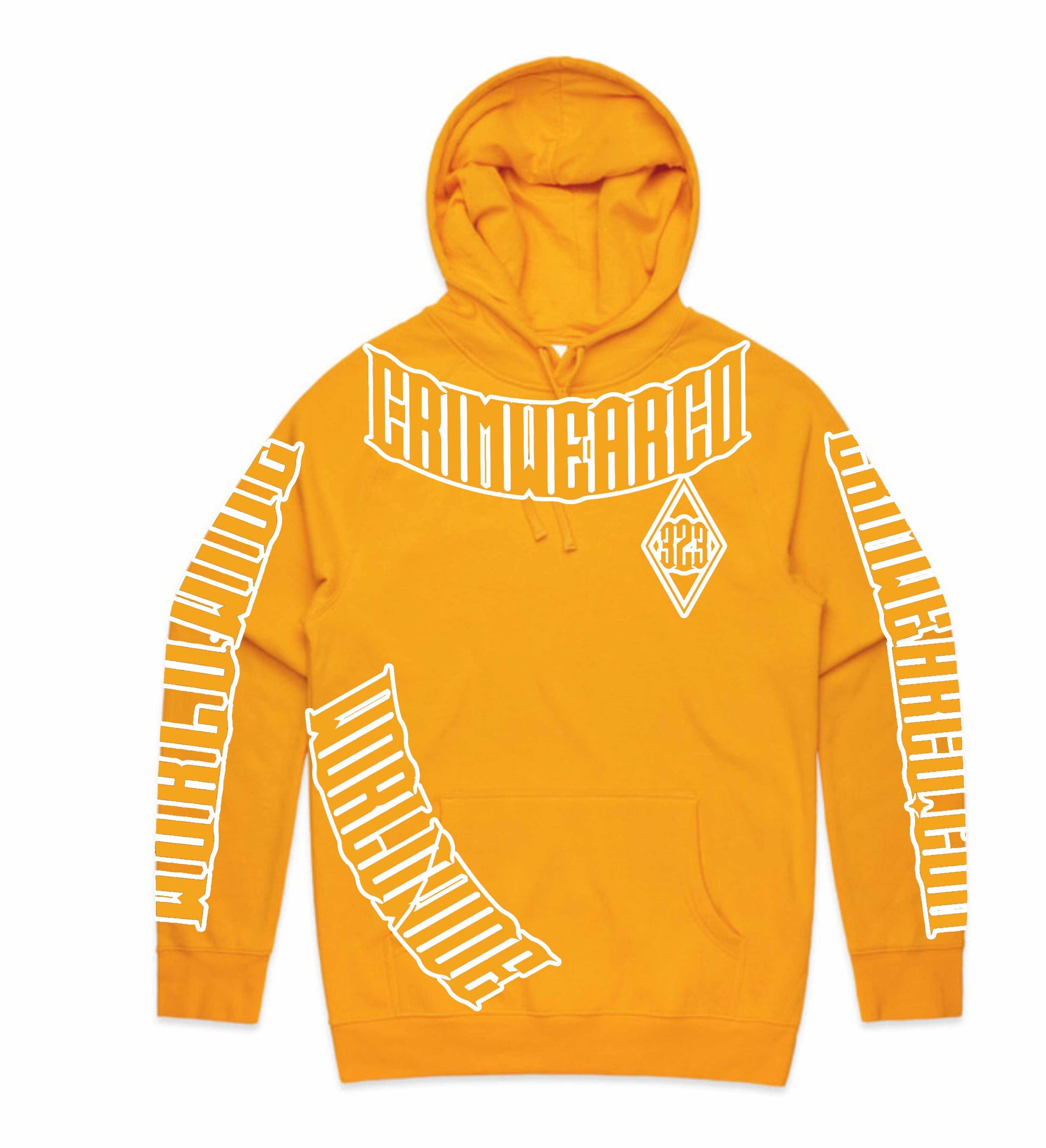 Crim Wear Yellow Hoodie *NEW *