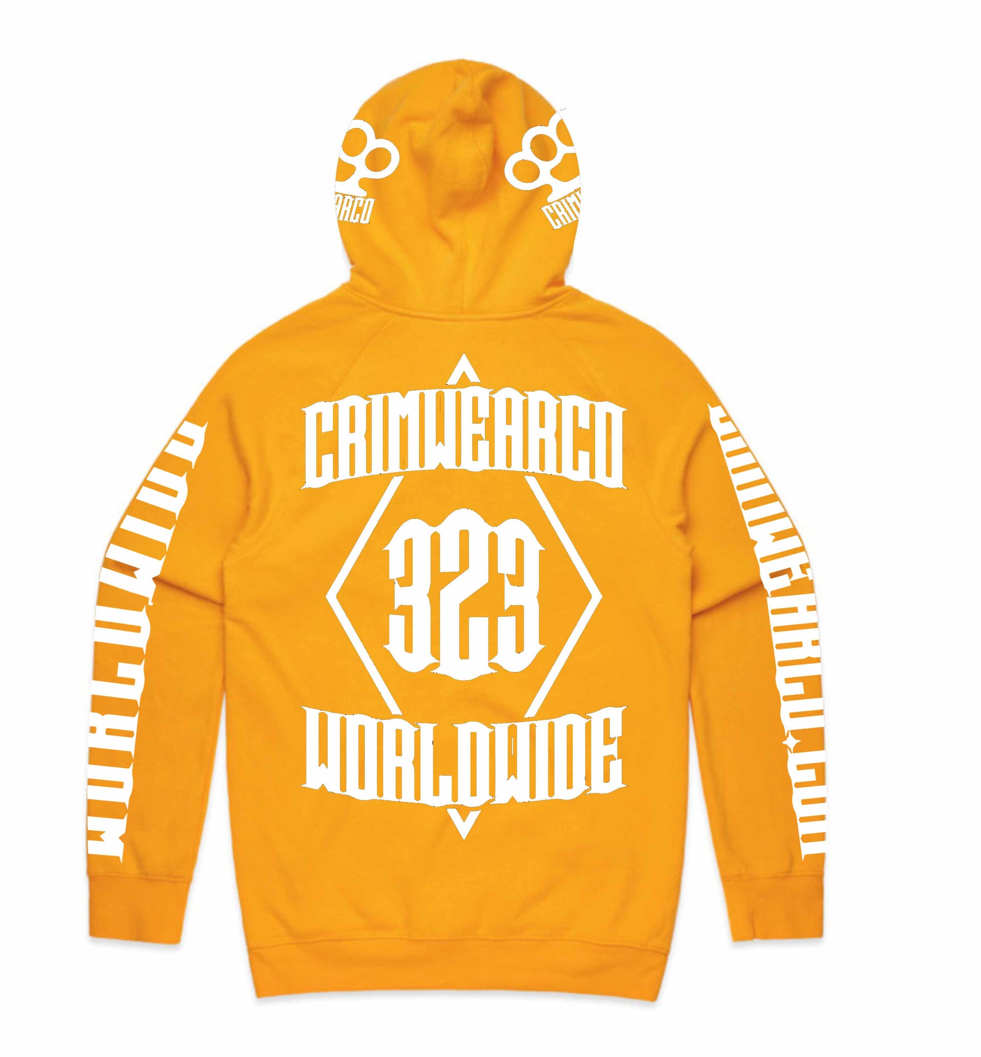 Crim Wear Yellow Hoodie *NEW *