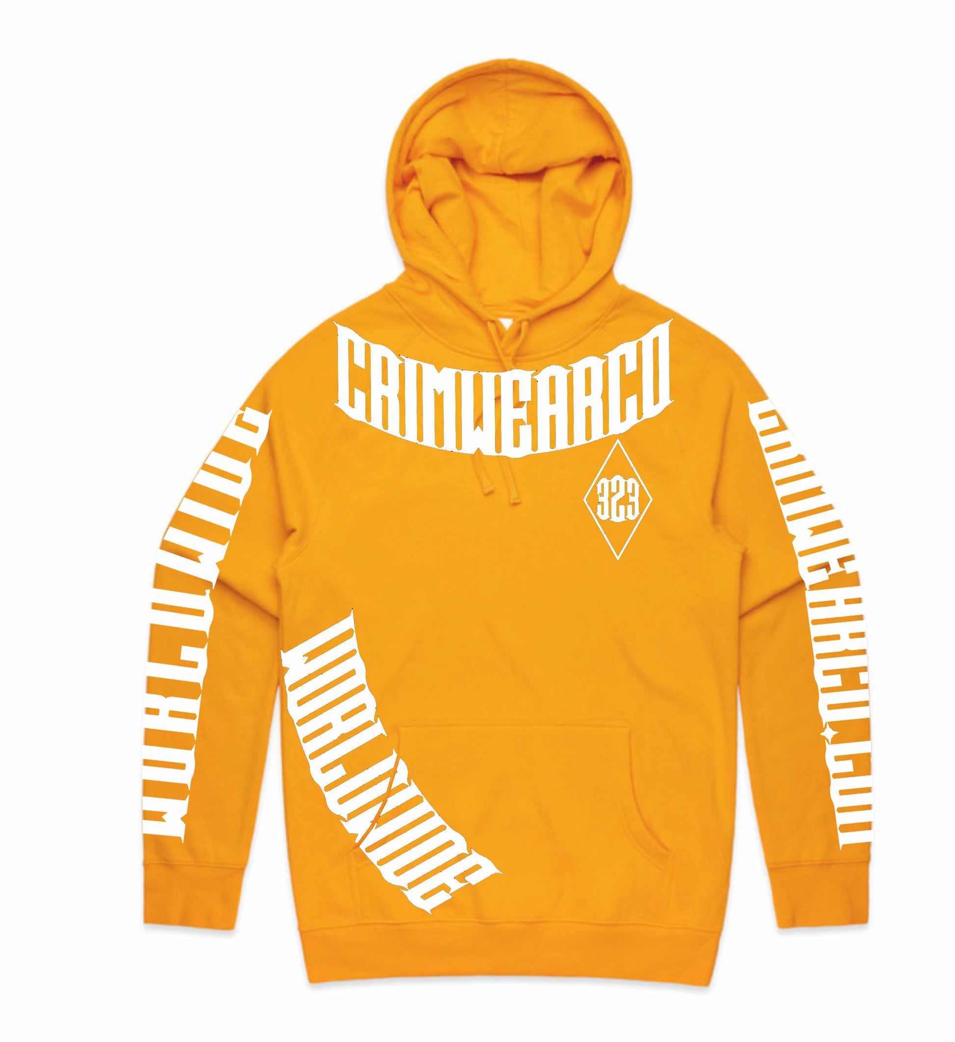 Crim Wear Yellow Hoodie *NEW *