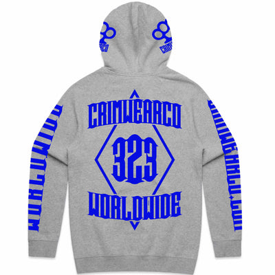 Crim Wear Grey Hoodie *NEW *