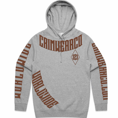 Crim Wear Grey Hoodie *NEW *