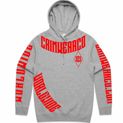 Crim Wear Grey Hoodie *NEW *