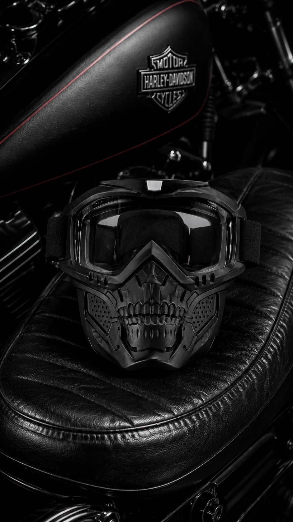 Skull Mask Shield & Goggles
