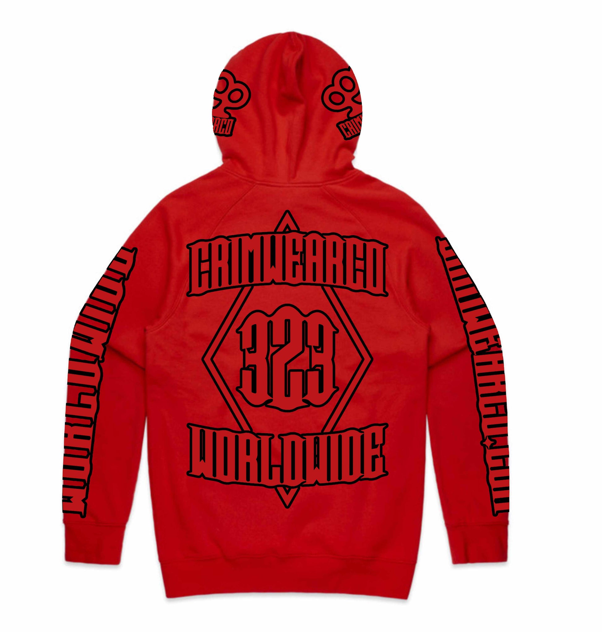 Crim Wear Red Hoodie *NEW*