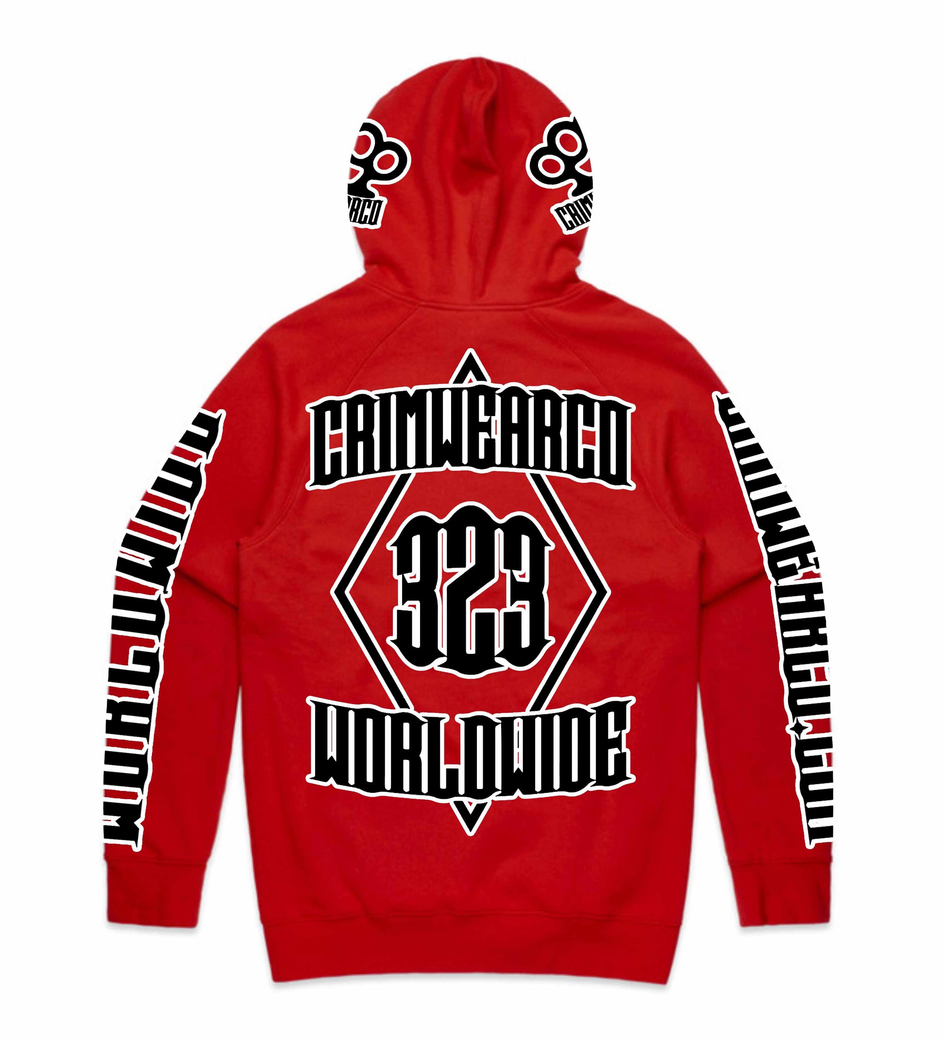 Crim Wear Red Hoodie *NEW*