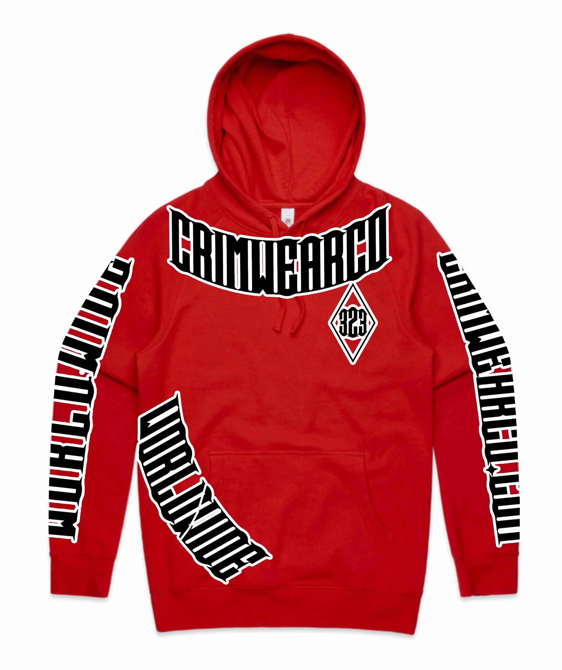 Crim Wear Red Hoodie *NEW*