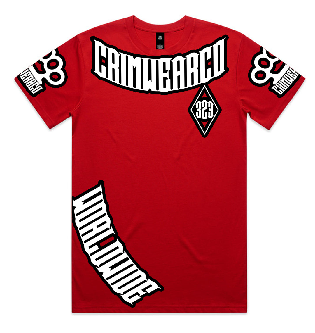 Crim Wear Red Tee *NEW*