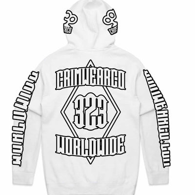 Crim Wear White Hoodie *NEW *