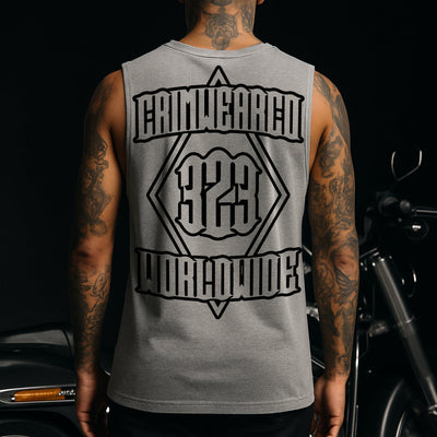Crim Wear Gray Muscle Tee