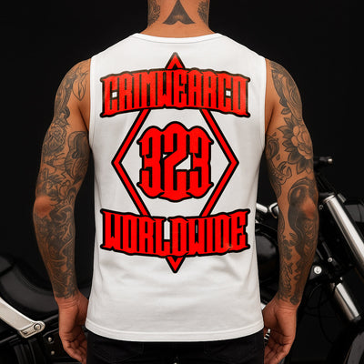 Crim Wear White Muscle Tee
