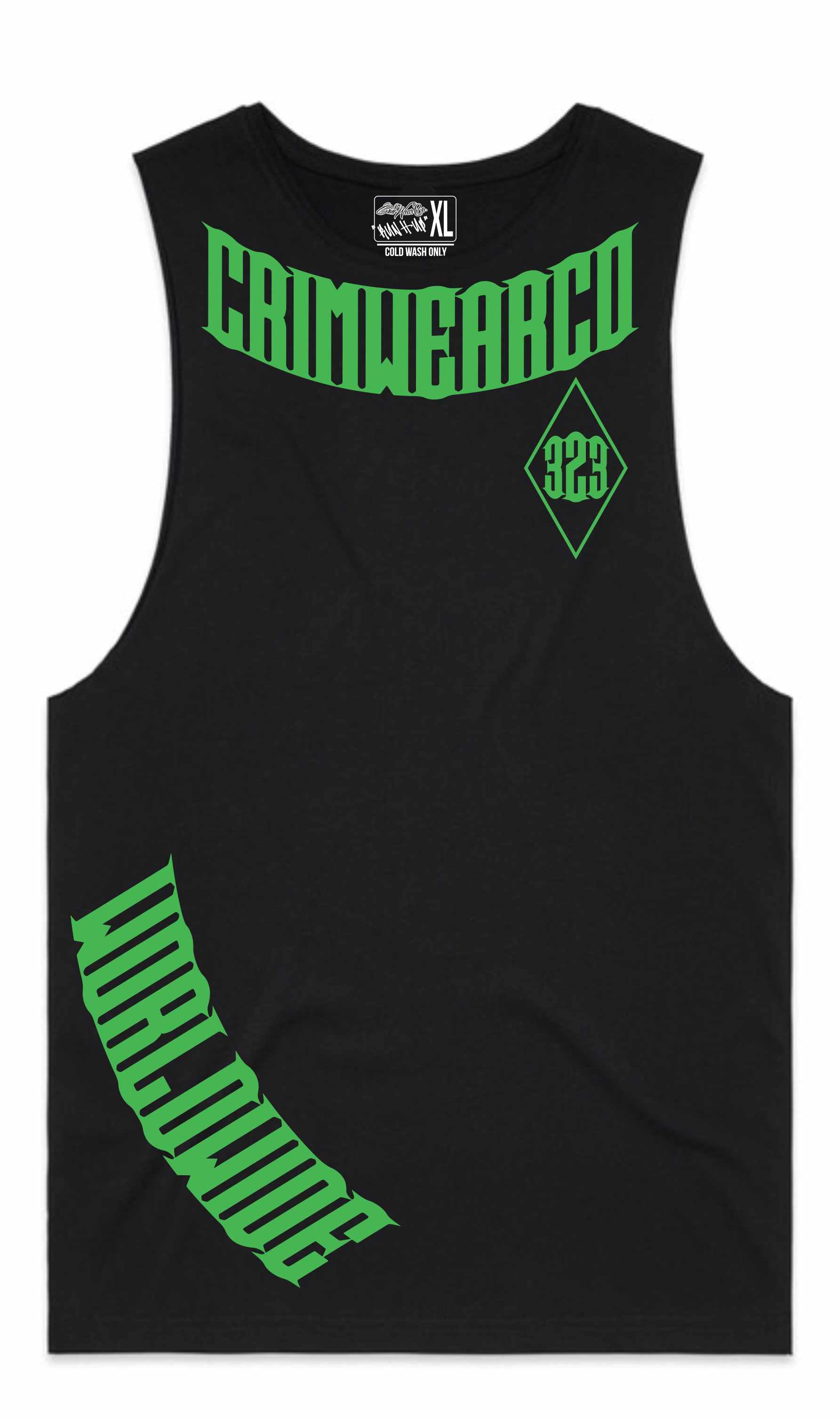 Crim Wear Black Muscle Tee