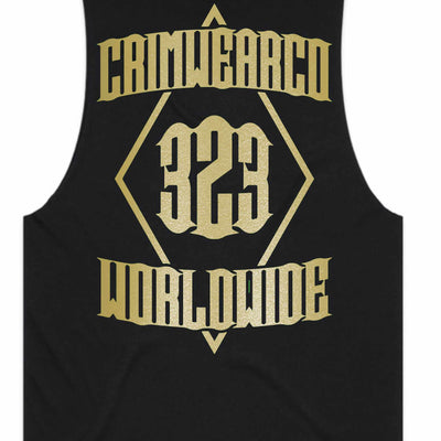 Crim Wear Black Muscle Tee