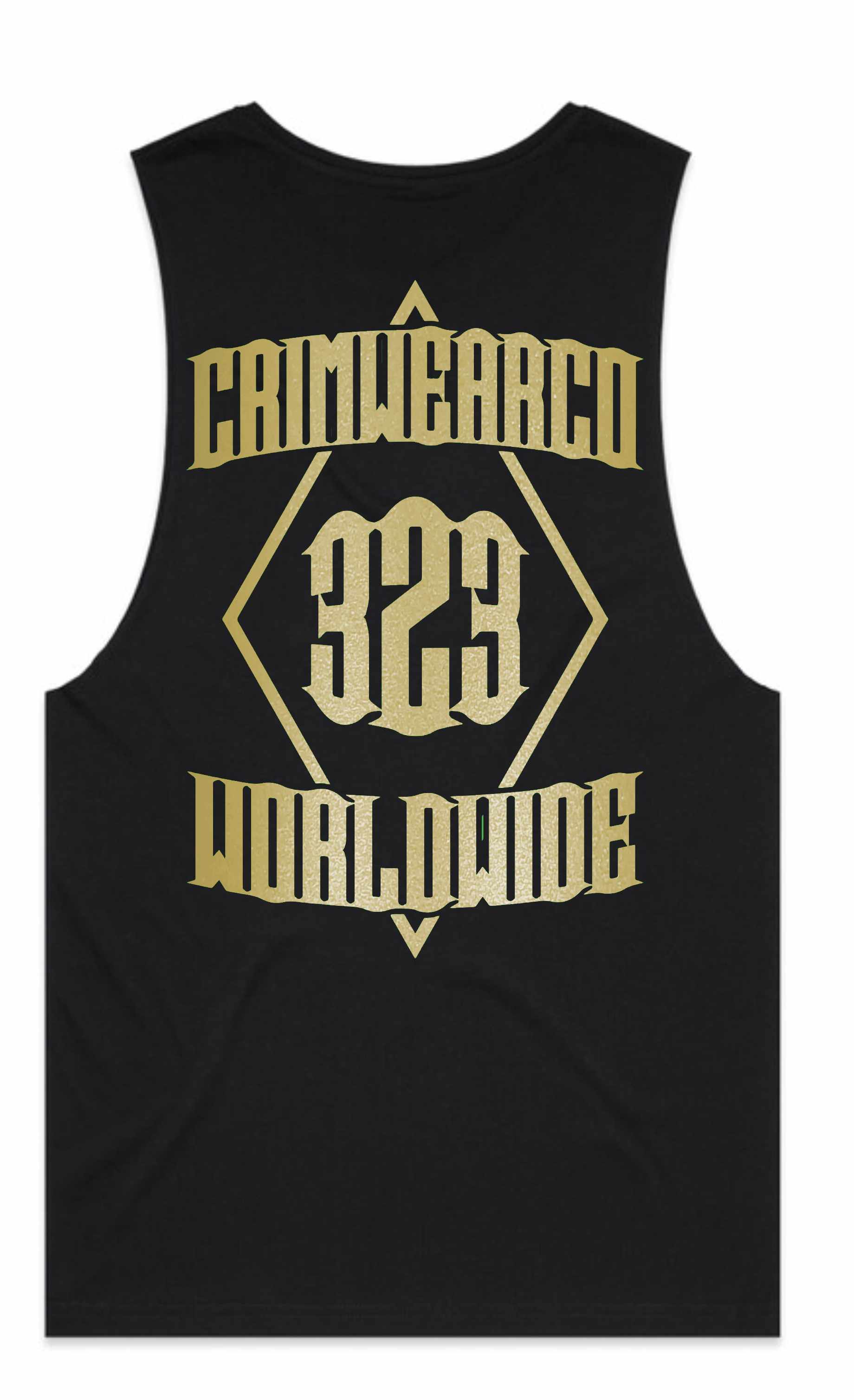 Crim Wear Black Muscle Tee