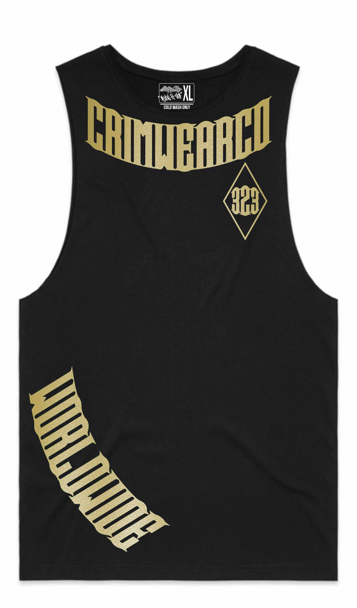 Crim Wear Black Muscle Tee
