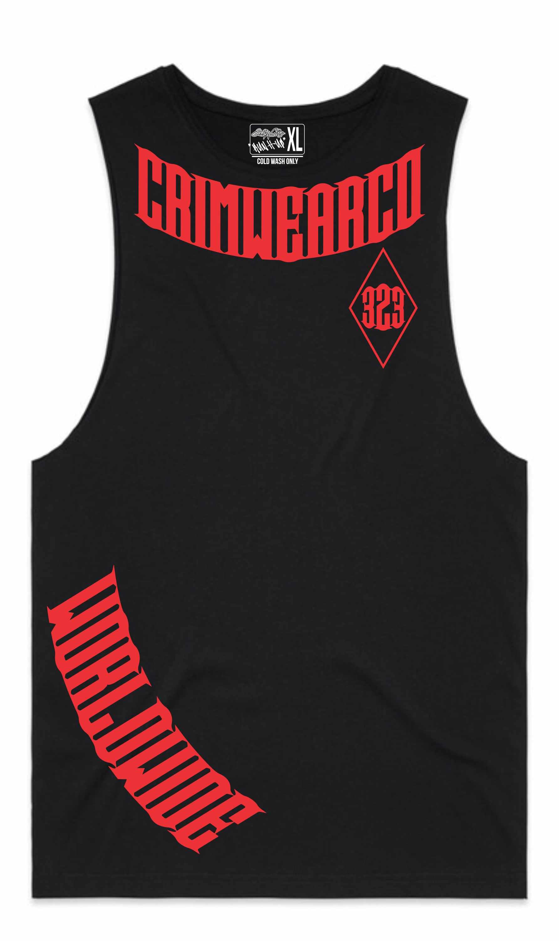 Crim Wear Black Muscle Tee