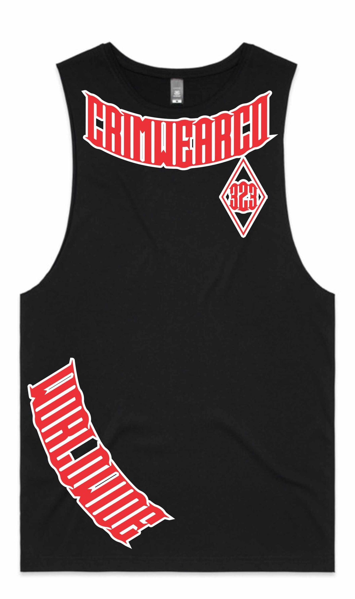 Crim Wear Black Muscle Tee
