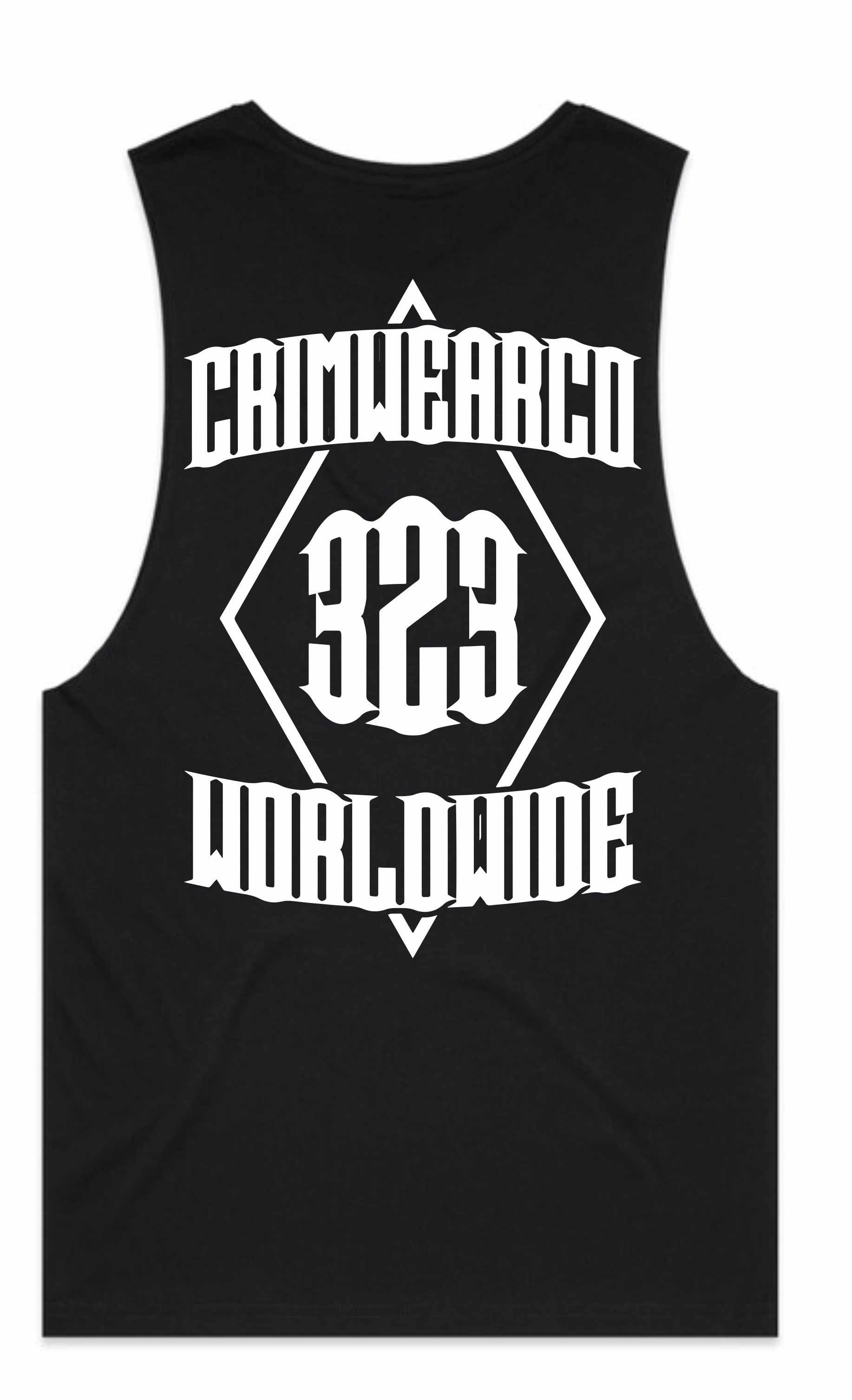 Crim Wear Black Muscle Tee