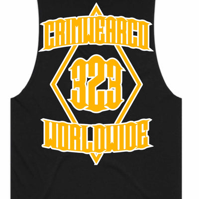 Crim Wear Black Muscle Tee