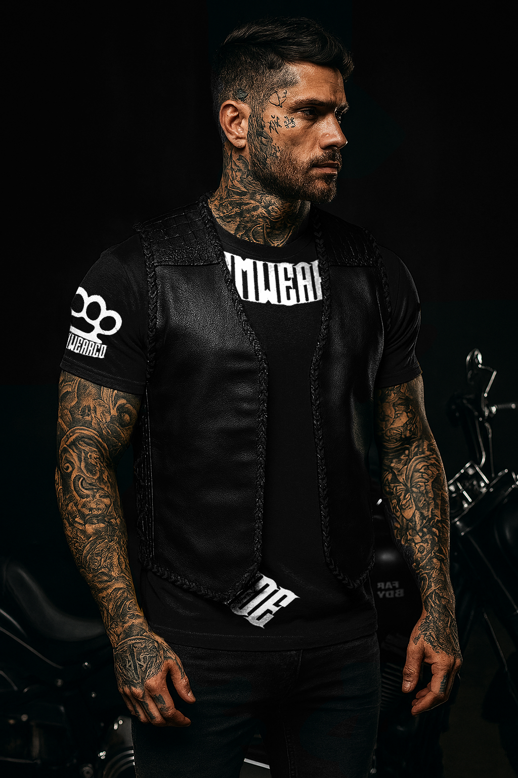 AUS BLACK "OFF THE RACK" LEATHER / CROC