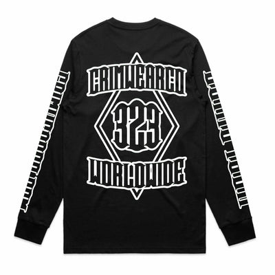 Crim Wear Black Long Sleeve Tee