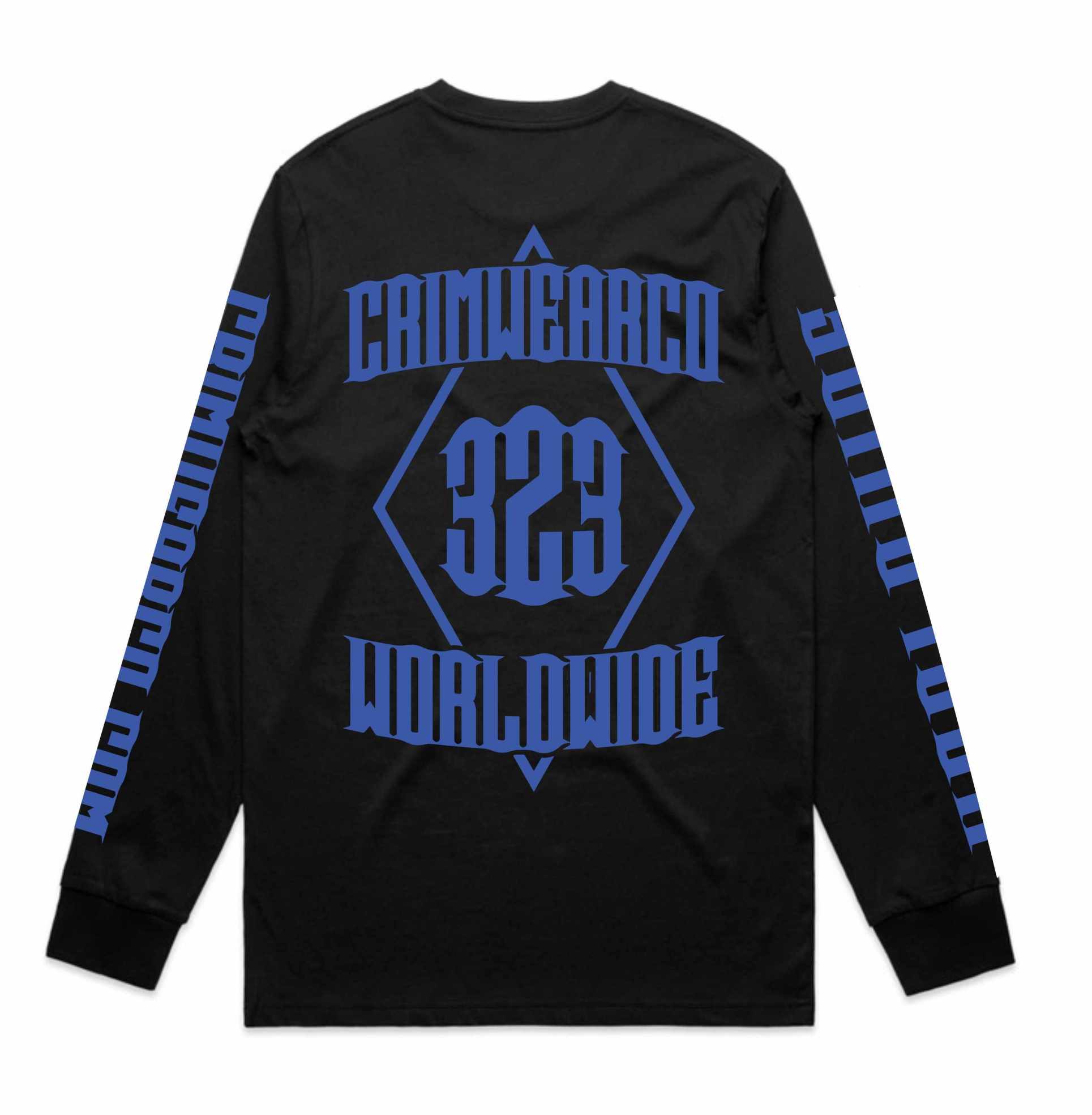 Crim Wear Black Long Sleeve Tee
