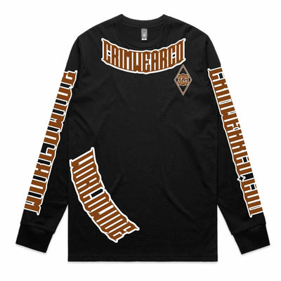 Crim Wear Black Long Sleeve Tee