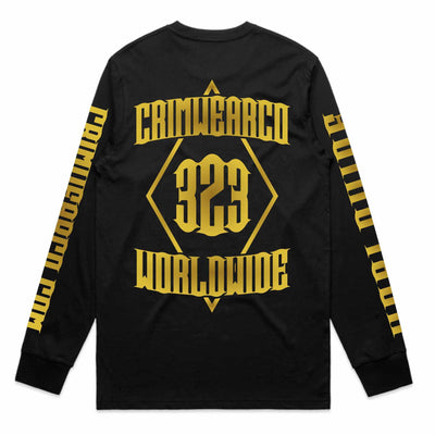 Crim Wear Black Long Sleeve Tee