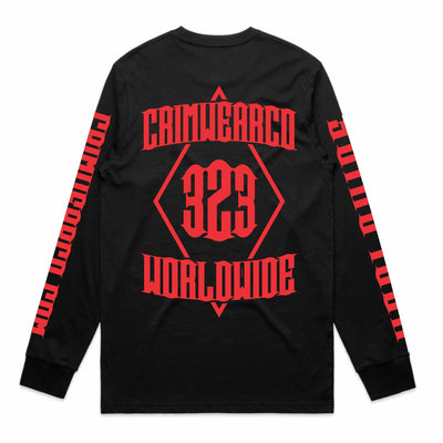Crim Wear Black Long Sleeve Tee