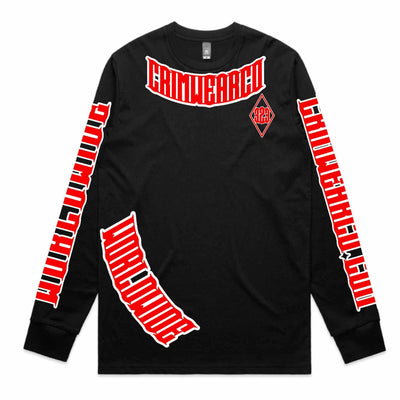 Crim Wear Black Long Sleeve Tee
