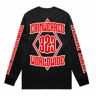 Crim Wear Black Long Sleeve Tee
