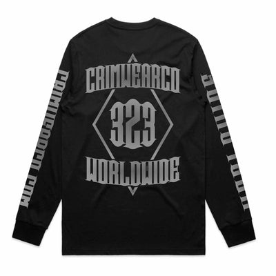 Crim Wear Black Long Sleeve Tee
