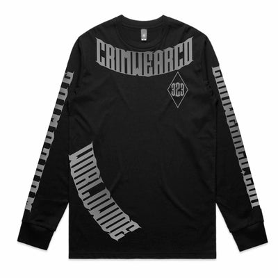 Crim Wear Black Long Sleeve Tee