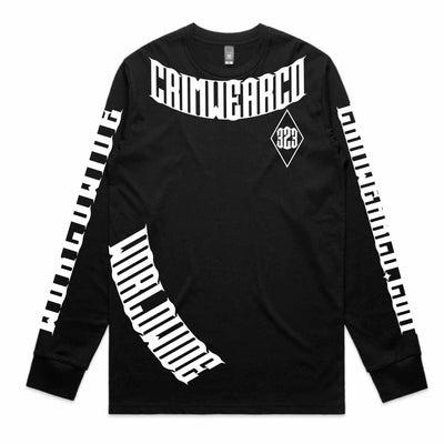 Crim Wear Black Long Sleeve Tee
