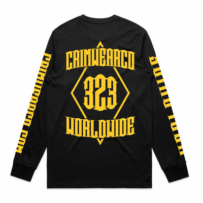 Crim Wear Black Long Sleeve Tee