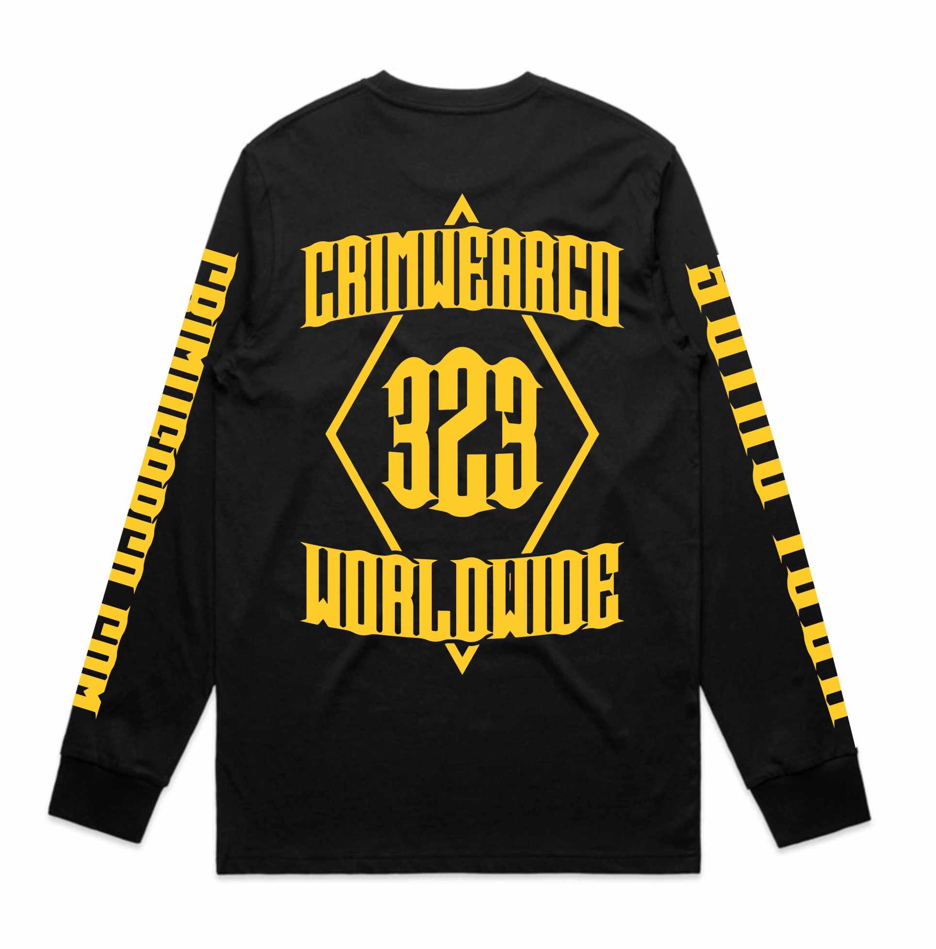 Crim Wear Black Long Sleeve Tee