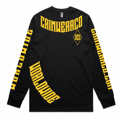Crim Wear Black Long Sleeve Tee