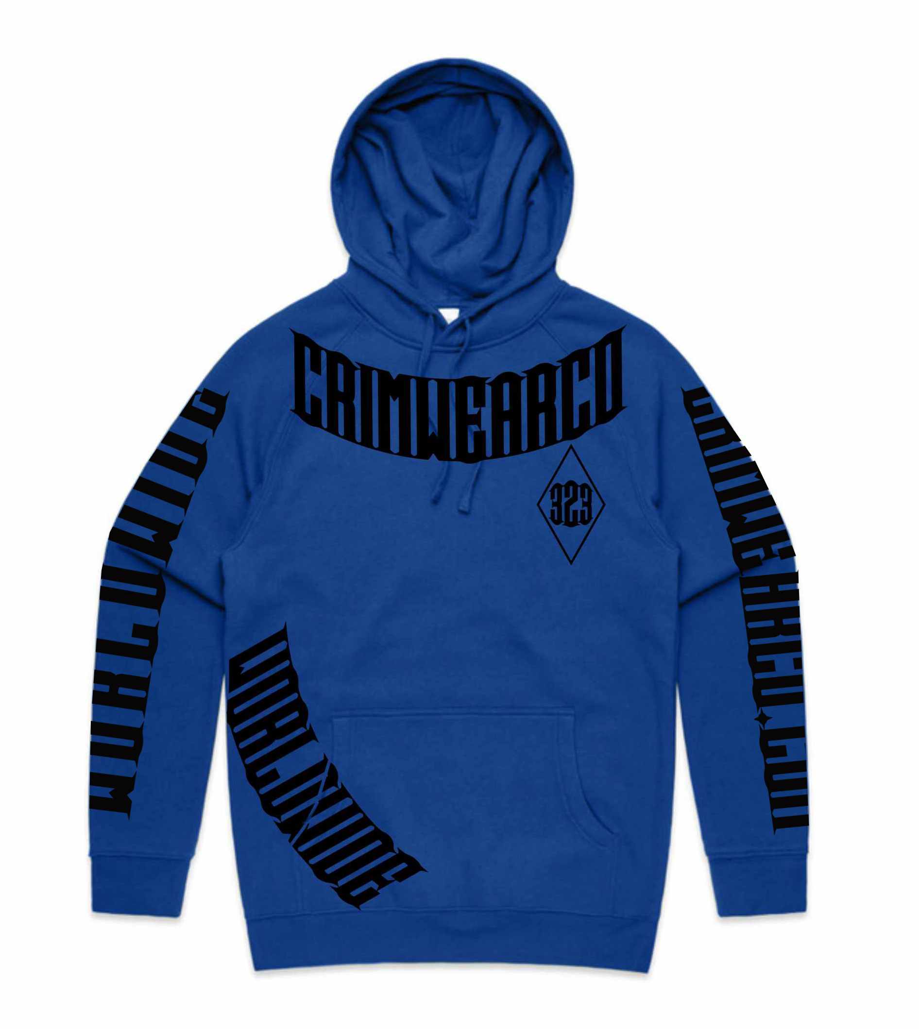Crim Wear Blue Hoodie *NEW *