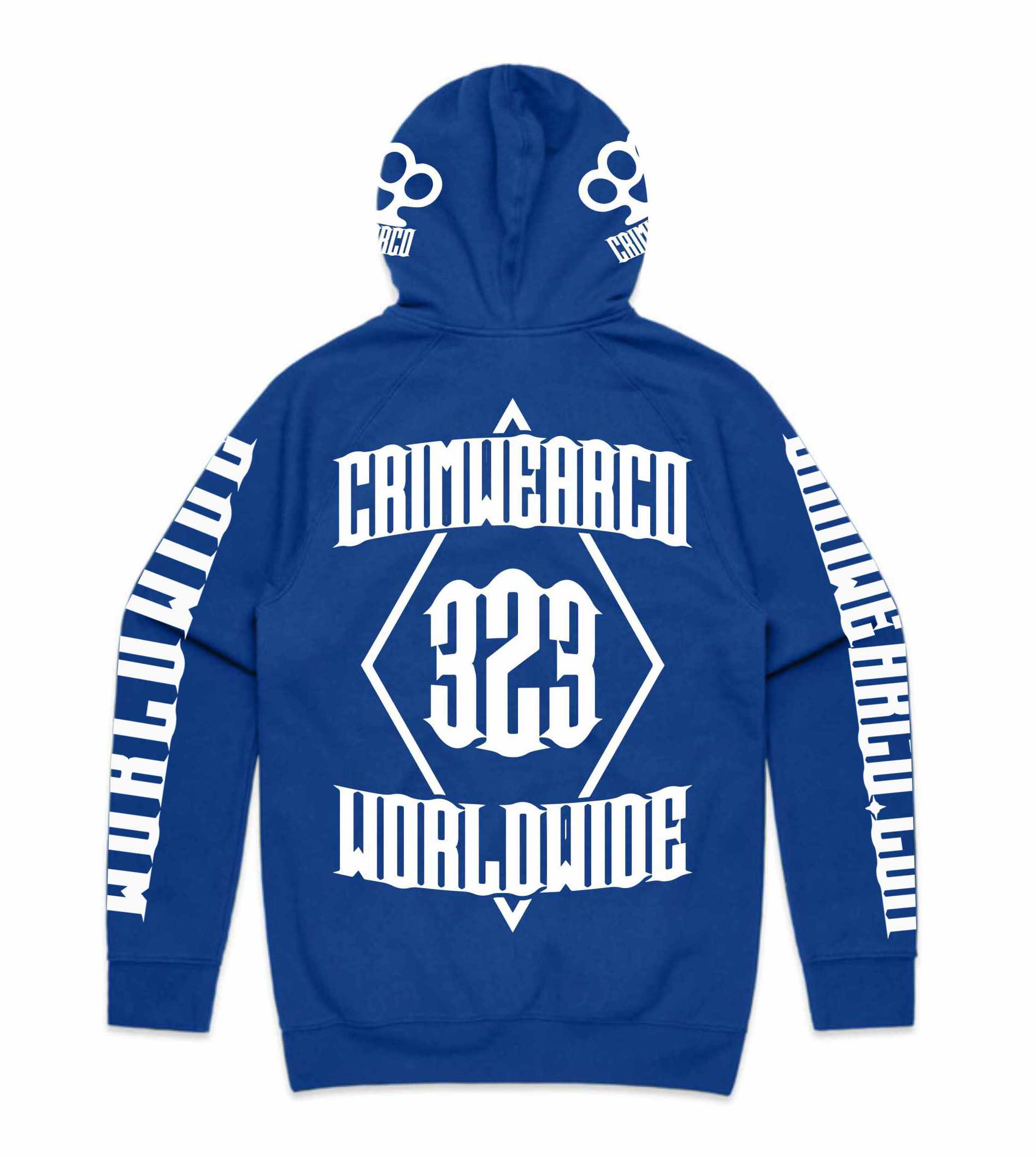 Crim Wear Blue Hoodie *NEW *