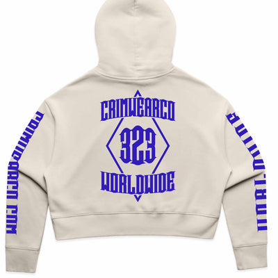 Crim Wear Womens CROP BONE Hoodie