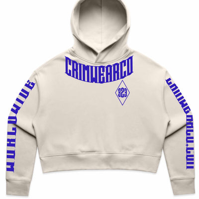 Crim Wear Womens CROP BONE Hoodie