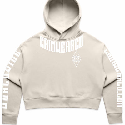 Crim Wear Womens CROP BONE Hoodie