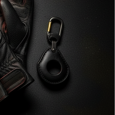 Gloves and Key Fob Flat Lay